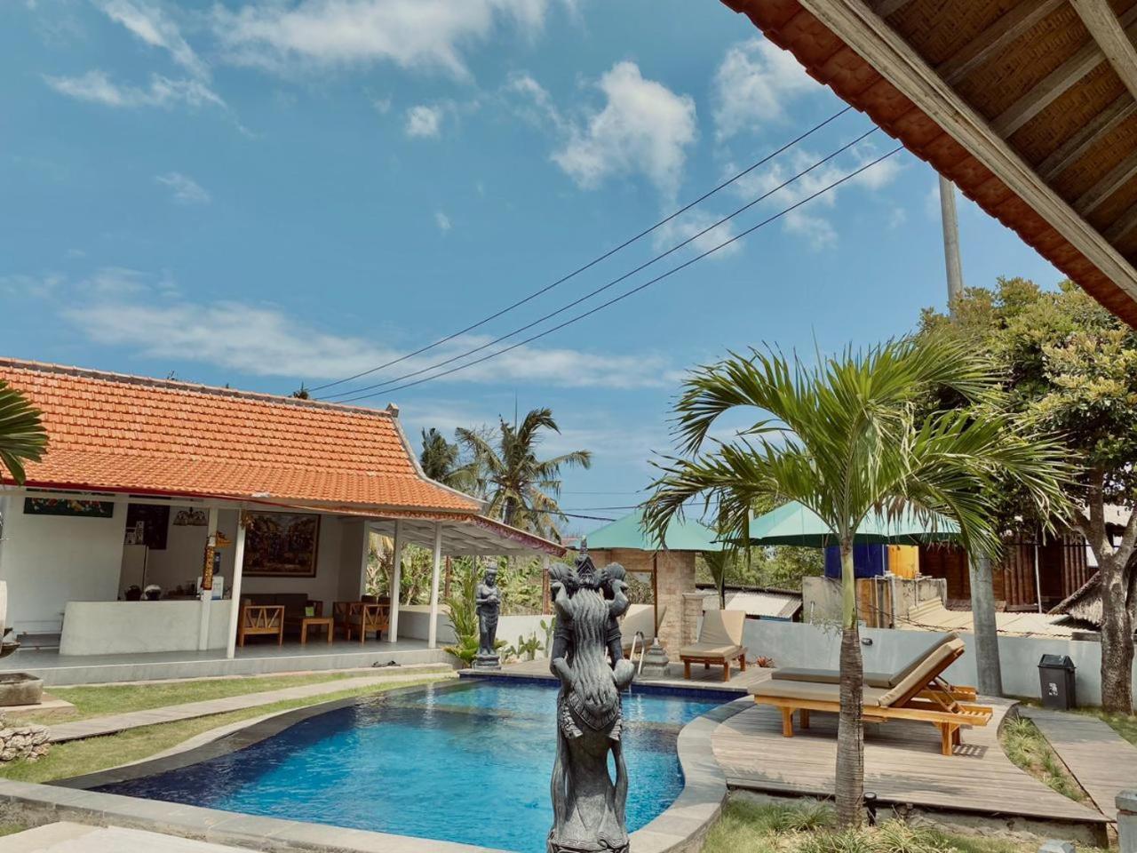 Blue Sky Villa Ceningan Lembongan Exterior foto