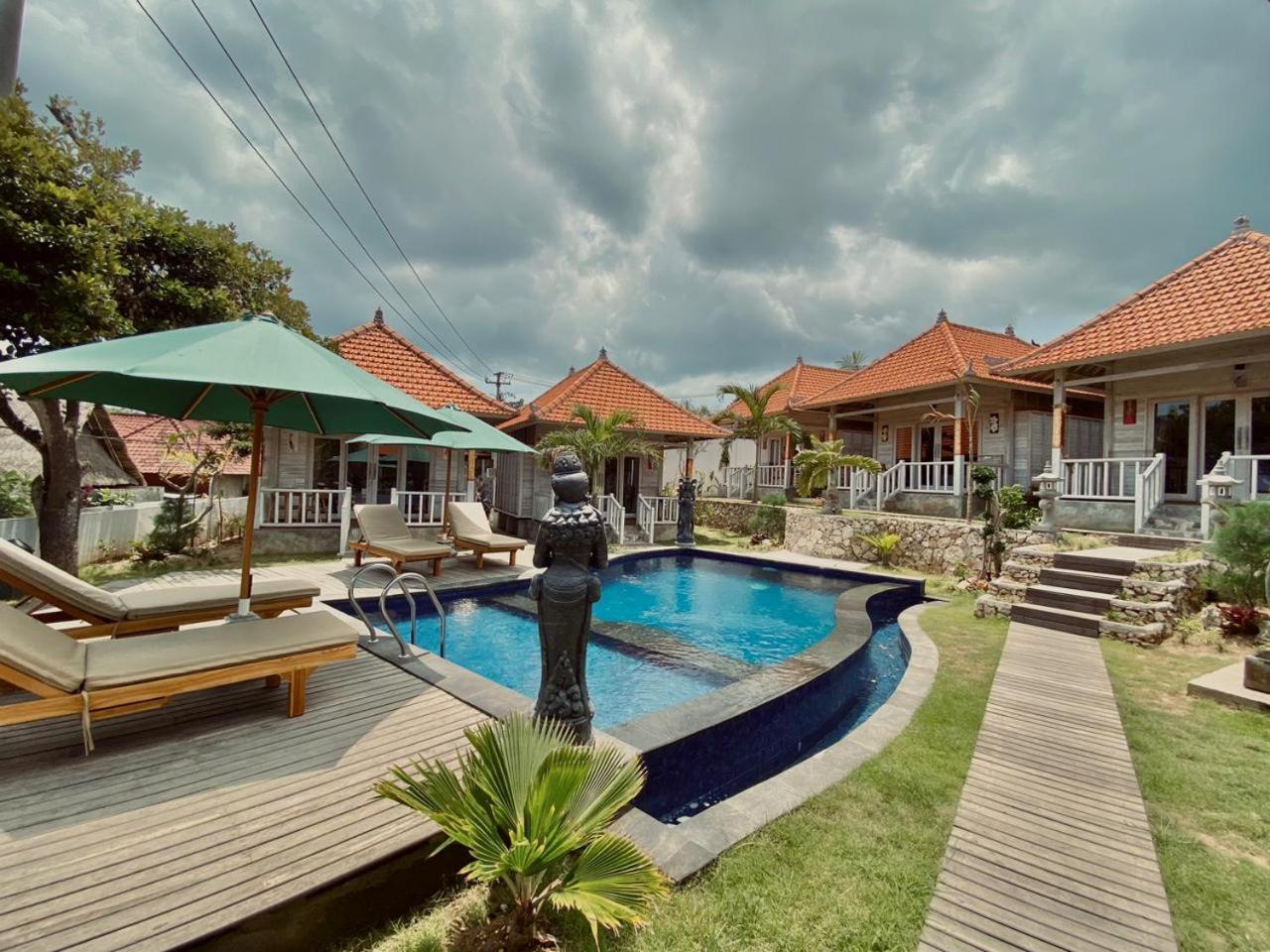 Blue Sky Villa Ceningan Lembongan Exterior foto