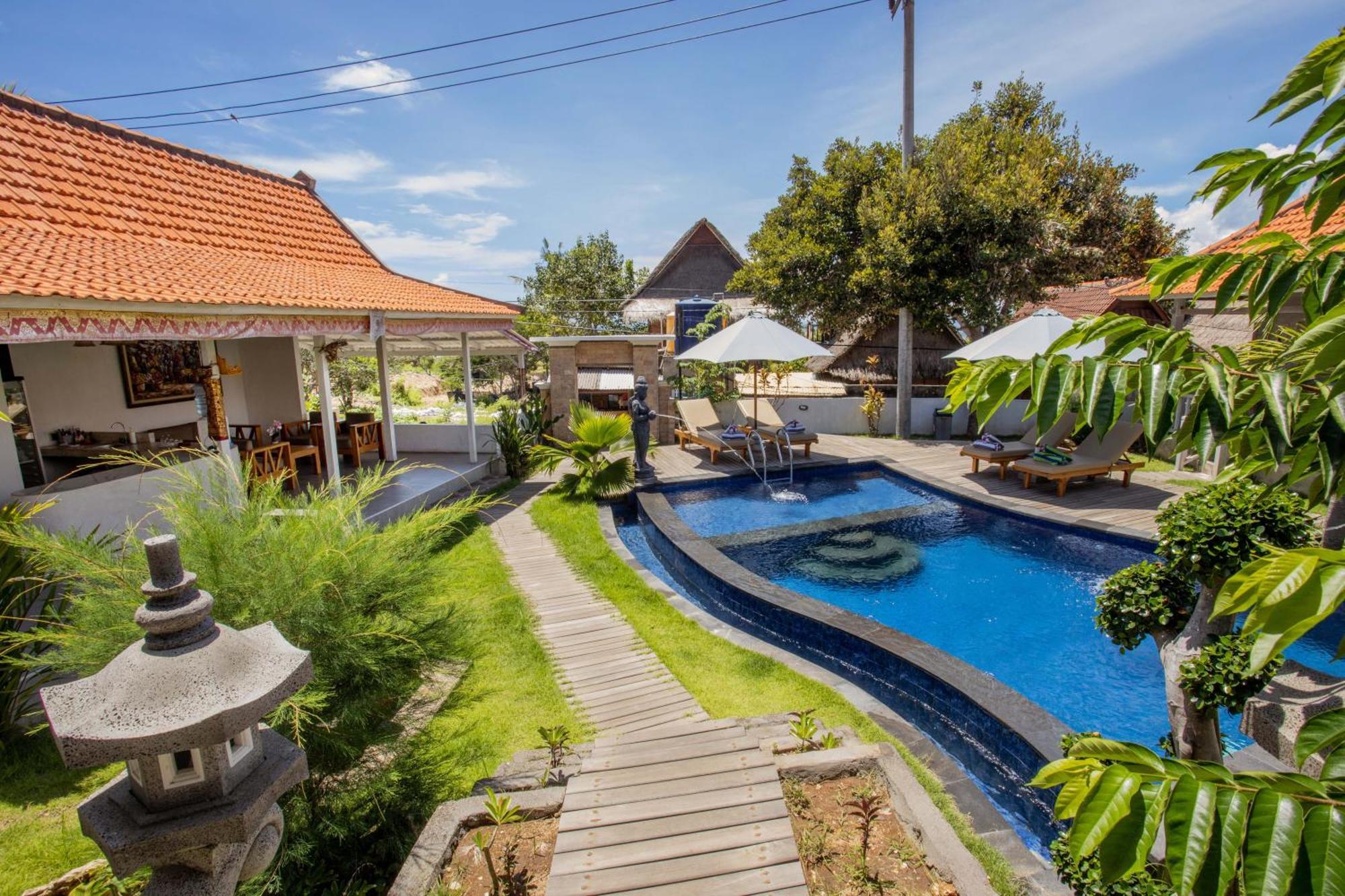 Blue Sky Villa Ceningan Lembongan Exterior foto