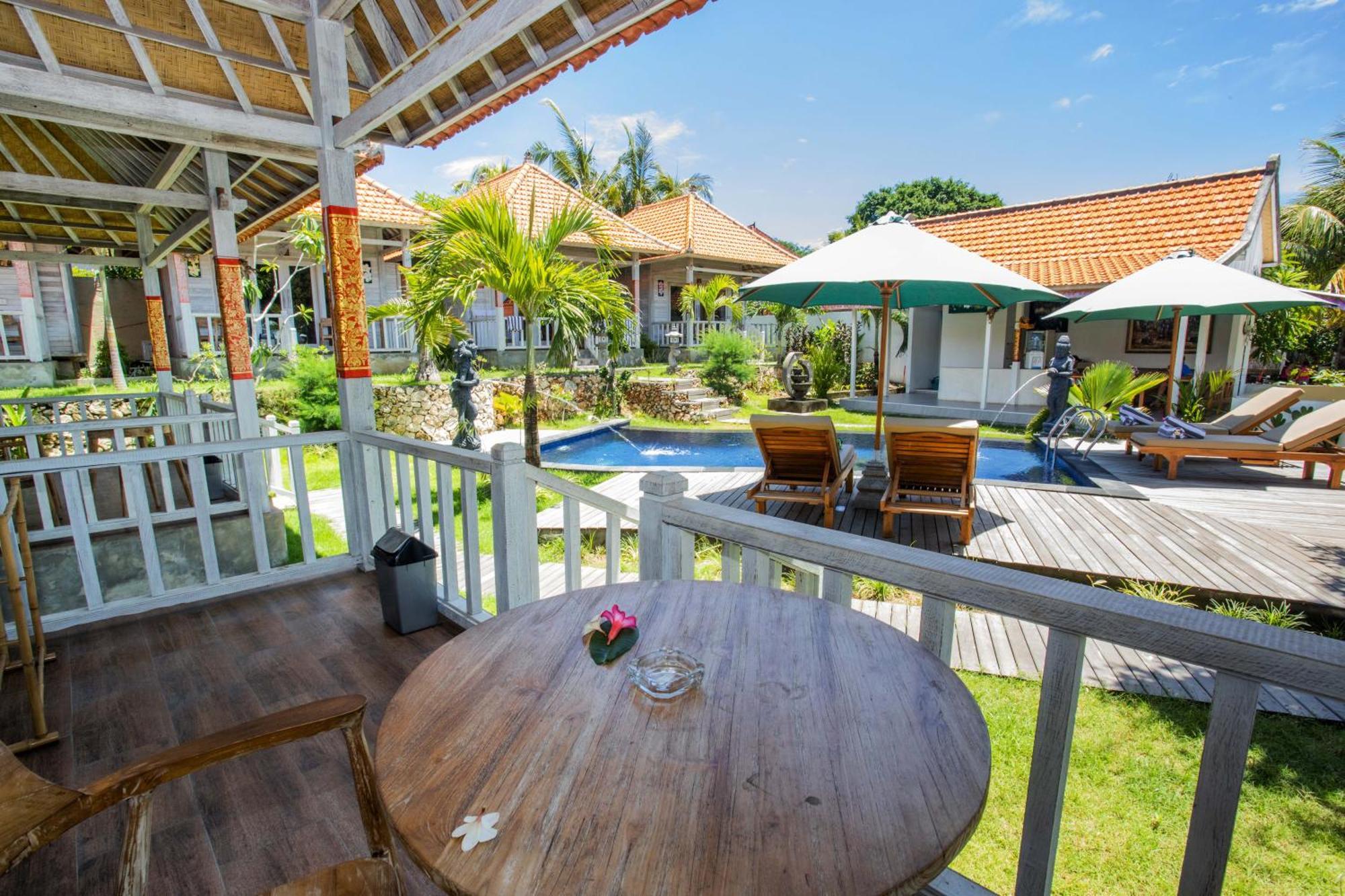 Blue Sky Villa Ceningan Lembongan Exterior foto