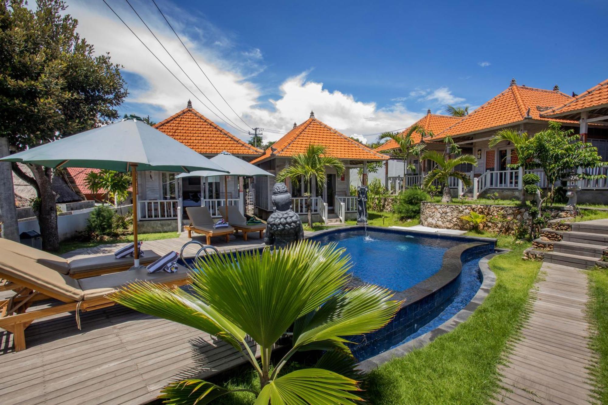 Blue Sky Villa Ceningan Lembongan Exterior foto